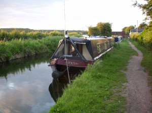 moored at Branston